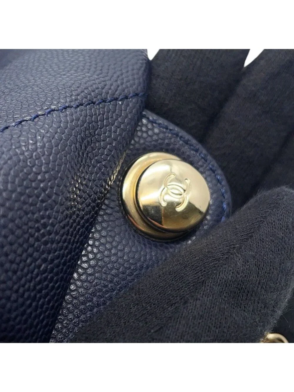 Chanel Backpack 22 Large Caviar Leather